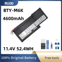 RUIXI Original BTY-M6K Laptop Battery For MSI MS-16K3 GF65 GF63 MS-17B4 Thin 8RD GF75 8RD-031TH 8RC Thin 3RD 8RC 9SCThin 9SE/SX