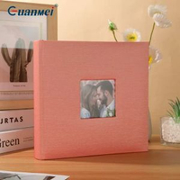 廣州廣美布藝相片集紀念冊明信片收納冊6寸插袋聖誕相簿本手帳