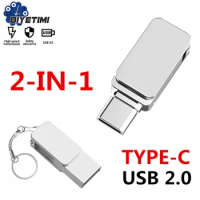 NEW Mini type c flash drive 128GB 64GB usb Type C Ultra Dual Memory Stick 32GB 16GB 8GB type-c Thumb Pen Drive Creative Gifts