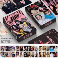 Lomo card Photocard 30ชิ้น Photocard ROSE JISOO LISA Photocard Card และ กระเป๋าสะพาย