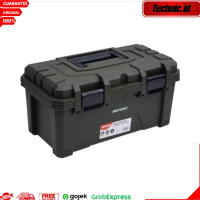 Tool Box 16 Inch Maxbuilt 40,5x22x20,5 Cm Kotak Perkakas Tempat Penyimpanan Perkakas Kecil Hijau