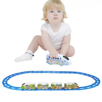 Electric Train Train Set For Toddler Car Track Train With Cultivate Imagination Safe And Harmless Train Toys For Birthday