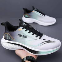 Men's Shoes Seasonal Transmitter Sleeping Shoes and Leisure Shoes Ultra Light Sports Shoes