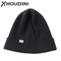 【Houdini】瑞典 原廠貨 中性 Hut Hat 中性羊毛毛帽/運動/生活/旅行 純黑