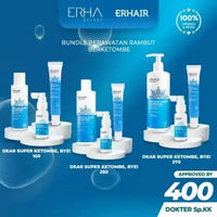 ERHA ERHAIR Scalperfect Scalp Perawatan Rambut Ketombe Anti Dandruff Shampoo Serum Gel Allantoin Ket