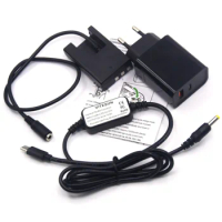 EH5A USB Type-C Power Bank Cable+EN-EL9 ENEL9 Dummy Battery EP-5+PD Charger for Nikon D40 D40X D60 D3000 D5000E