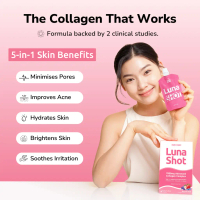 [1-For-1] Luna Shot Collagen – 5-in-1| 7000mg ACC™ to Minimise Pores, Reduce Acne, Hydrate Skin