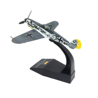 1:72 Scale German WWII Aircraft BF109 Simulation Alloy Fighter Model Airplane Finished Collection