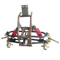 Go Kart Karting Four Wheel ATV Front Suspension Frame Swingarms With Steering Knuckle And Shock Absorbers