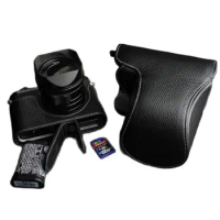 Genuine leather cowhide Digital Camera case Bag box Cover Full Body Precise for LEICA Q Q2 Q3 Typ116 q-p Cameras Bag Skin