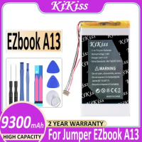 KiKiss Powerful Battery EZbook A 13 9300mAh For Jumper EZbook A13 Tablet PC Laptop Bateria