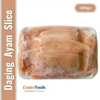 Daging Ayam Slice Tipis Segar - Irisan Daging Ayam Tipis Shabu-shabu / Yakiniku / BBQ Chicken Slice 