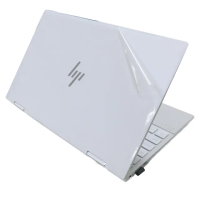 【Ezstick】HP ENVY x360 13-ay 白色機 透明菱格紋機身貼(含上蓋貼、鍵盤週圍貼、底部貼)
