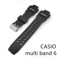 Black Watchband For Casio G shock MULTIBAND 6 Multi Band 6 Strap Watch Accessories GW-M5610-1JF sport soft wristband Bracelet