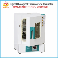 IKEME Digital Biological Thermostatic Incubator 18L Laboratory Incubator Bacteria Microbiology Culture Laboratory Equipment