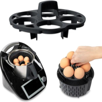7-hole Egg Poacher for Thermomix TM5 TM6 TM31 Pot Eggs Holder Cooking Basket Boiler Shelf Cooker Steamed Egg Rack Kitchen Tool