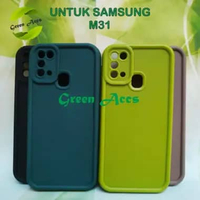 SILIKON ( SAMSUNG M31 ) CASE ANTI CRACK BENING / SOFTCASE / CASING SOFT HP HANDPHONE