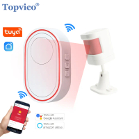 Topvico Wifi Motion Sensor Alarm Fall Prevention for Elderly Dementia RF433mhz Wireless Bed Alarm Ca