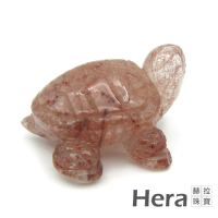 【HERA赫拉】 紅髮晶/鈦晶龍龜擺件