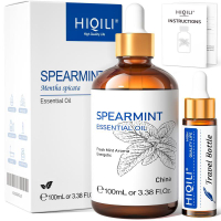 (Huachen) HIQILI 100ML Spearmint Essential Oil For Use Around Facial Hair Can Be Added to Lotions Cr