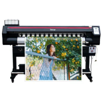 1.8M Large Format Digital Inkjet Pvc Vinyl Flex Banner Wallpaper Printing Machine Dx5 I3200 Xp600 Eco Solvent Printer