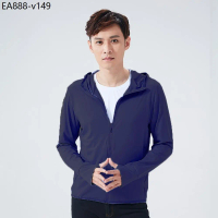 U+ เสื้อกันแดดฤดูร้อน SPF50+ สวมใส่สบายด้วยผ้าไหมน้ำแข็งระบายอากาศได้ดีเสื้อฮู้ดแห้งเร็วUNIQLO