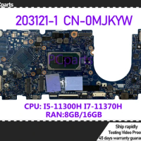 PCparts CN-0MJKYW For DELL Inspiron 3510 Laptop Motherboard 203121-1 I5-11300H I7-11370H CPU SRKSK Mainboard MB 100% Tested