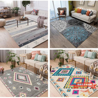 北歐風ins地毯現代簡約客廳茶幾毯墊臥室滿鋪床邊家用地毯 可客製化尺寸 可機洗水洗