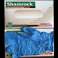 Sarung Tangan Nitrile SHAMROCK isi 100pcs di jamin bagus