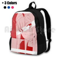 Zero Two Outdoor Hiking Backpack Waterproof Camping Travel Anime Darling In The Franxx Zero Two Zero Two Case Zero Two Zero Two