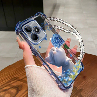 Sarung Telefon, untuk Redmi Note 13 Pro +, Note 13R, 13 4g dan 5G, POCO M6 4G, Reka Bentuk Kucing Bi
