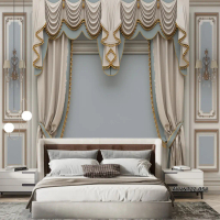 Wallpaper Dinding Custom 3d | Kamar Tidur | Motif Abstrak Molding | Wall Sticker Dinding | Stiker Ka