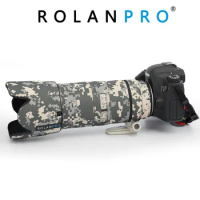 ROLANPRO Camouflage Lens Coat for Canon EF 70-200mm F2.8 L IS III USM Lens Protective Sleeve Canon 70 200mm Cover Guns Case