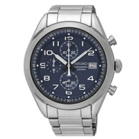 送禮首選★SEIKO 品味風格時尚計時腕錶/8T67-00D0B/SSB267P1 SK005 附提袋【全館滿額折價★APP下單點數4倍送】線上購買享_實體門市同步服務