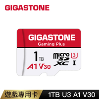 【GIGASTONE 立達】Gaming Plus microSDXC UHS-Ⅰ U3 A1V30 1TB遊戲專用記憶卡(支援Switch/GoPro)