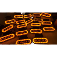 Lampu Bak Samping Truk Bis 24 Volt Logo Benz Volvo Scania Hino Fuso Iveco Isuzu Ragasa Canter Giga C