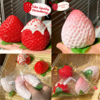 Taba Squishy Special Strawberry Pink Sweet Creamy soft Lembut Pinch Soft Colletion Squeezy Stress Re