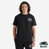 Roots 男裝-1973 ATHLETICS短袖上衣-黑色
