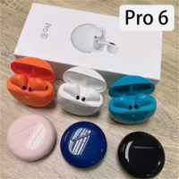 TWS Pro6 Earphones Bluetooth 5.0 Wireless Sports Headphone with Mic Touch Control TWS Headset for Lenovo ht38 lp40 Earbuds