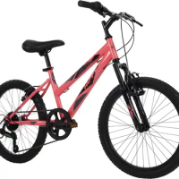 Stone Mountain Hardtail Mountain Bike for Boys/Girls/Men/Women, 20"/24"/26" Sizes, 6 or 21 Speed Shimano Twist Shiftingsion