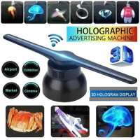 42cm Hologram Projector 3D Holographic Display 3D Hologram Advertising Fan LED Advertising Player Hologram Fan
