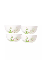 Corelle Corelle Vitrelle Tempered Glass 4 Pcs Rice Bowl - Provence Garden
