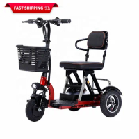 Folding Electric Tricycle for Products Adult Motorcycle for Seniors Mobility Scooters disabled Three Wheeler Trike