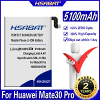 HSABAT HB555591EEW 5100mAh Mobile Phone Battery for Huawei Mate30 Pro 5G / Mate 30 pro 5G / Mate30Pro 5G Batteries