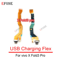 5PCS NEW USB Charging Flex Cable For vivo X Fold3 X Fold3 Pro PCB Charger Port Board Dock Connector