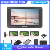 Sokani SK-5 5 "4K Signal Support &amp; Touch Screen 1920 X1080 HDMI On-Camera LCD Field Camera Video Monitorfor Sony Panasonic
