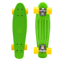 2022 New Pp And Fiberglass Plastic Skateboard 22 Inch Penny Board For Kids