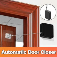 Door Closer Punch-Free Automatic Door Closers For Drawers Rawstring Door Closer Bracket Door Automatic Closer Home Improvement