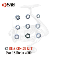 Fishing Reel Stainless Steel Ball Bearings Kit For Shimano 18 Stella 4000 / 03808 Spinning reels Bearing Kits