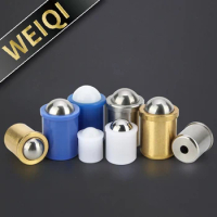 Factory In Stock D2/3/4/5/6/8/10/12mm Brass/Stainless Steel/POM Press Ball Spring Plungers Straight Type Push Fit Ball Plungers